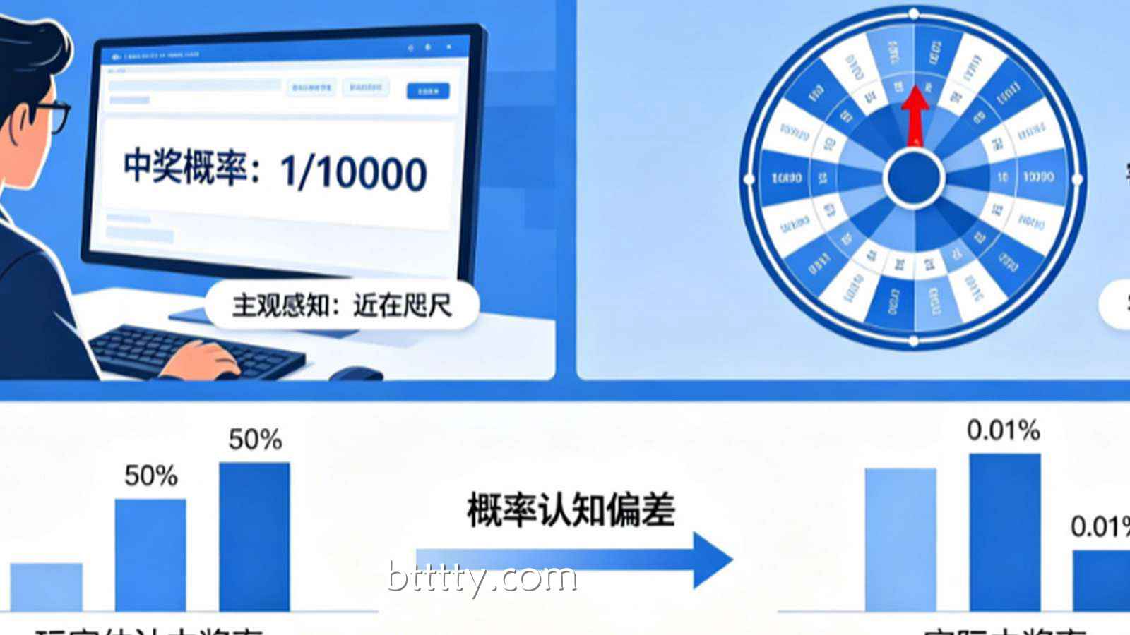 揭秘“概率盲区”：为什么1/10000的机会在玩家眼里总是近在咫尺？